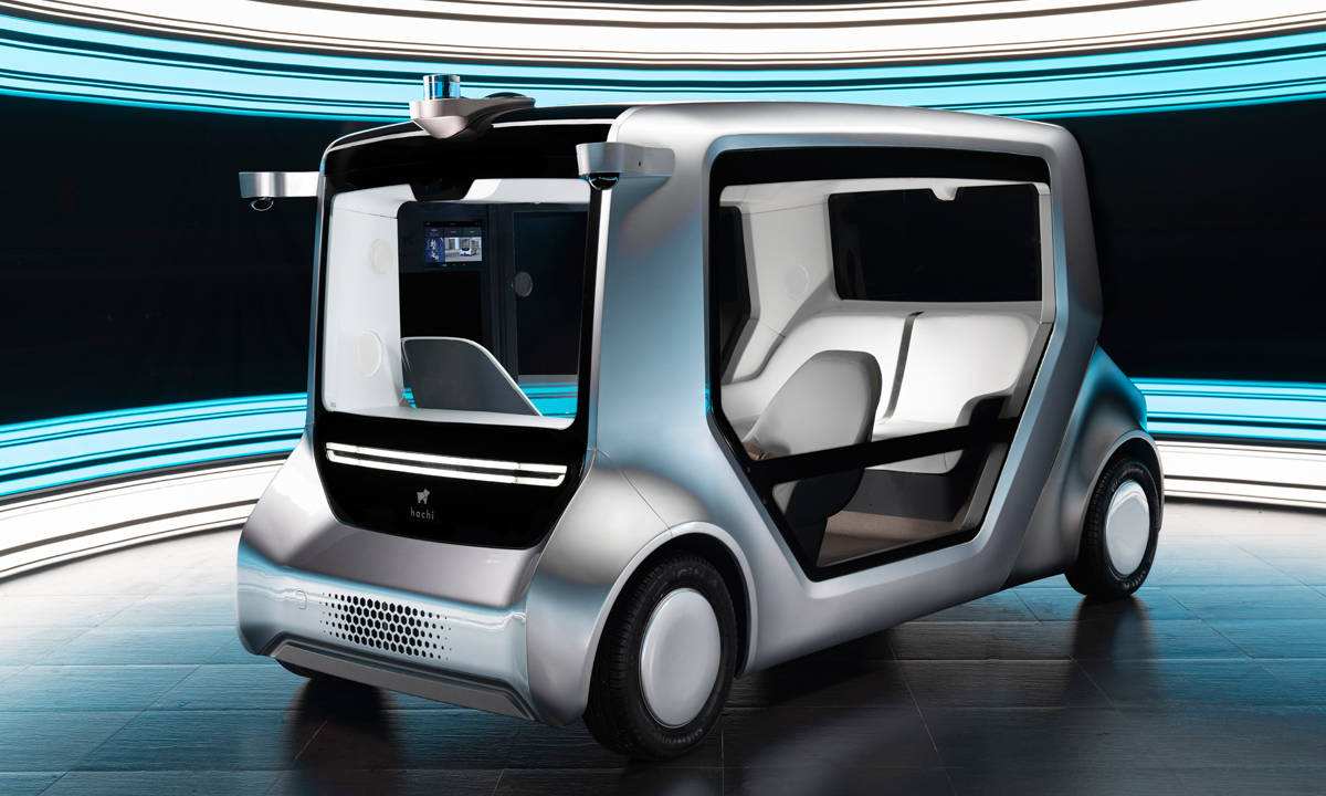 hachiauto2第二代無人駕駛通勤車首發亮相實地集團OTA發布會