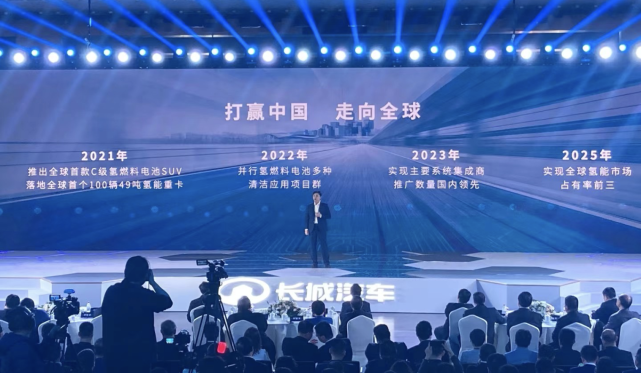 大众、特斯拉唱衰,长城却押注氢燃料电池,年内上市SUV和重卡