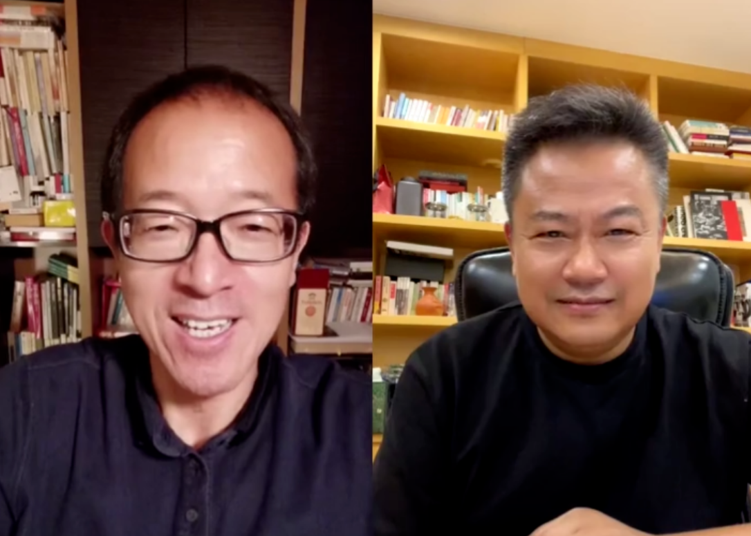 新东方俞敏洪对话《舌尖》导演陈晓卿,谈新媒体聊家事