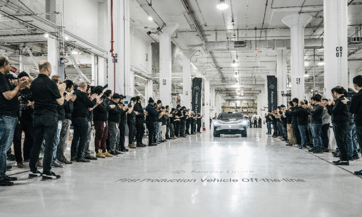 FFQ1财报公布：FF91已生产40辆，5月底开启第一阶段交付